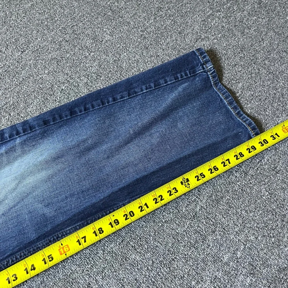 Levis 569 Straight Leg Jeans 33x32 Blue Denim Mid Wash Classic Streetwear